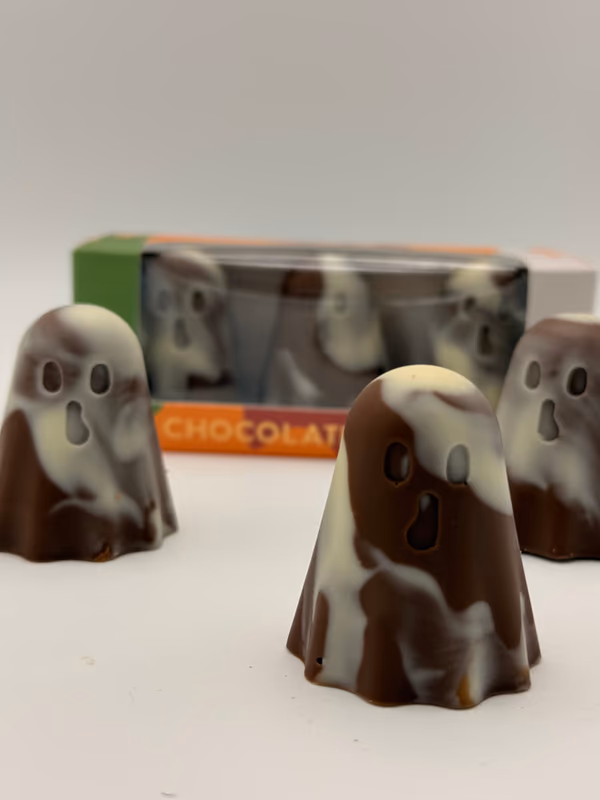 Milk Chocolate Marshmallow Ghosts Trio