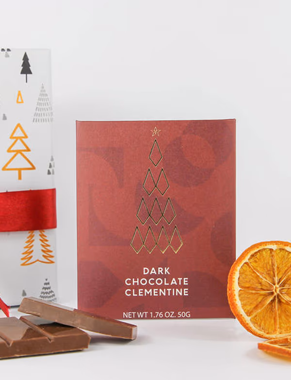 Clementine Dark Chocolate Bar 50g