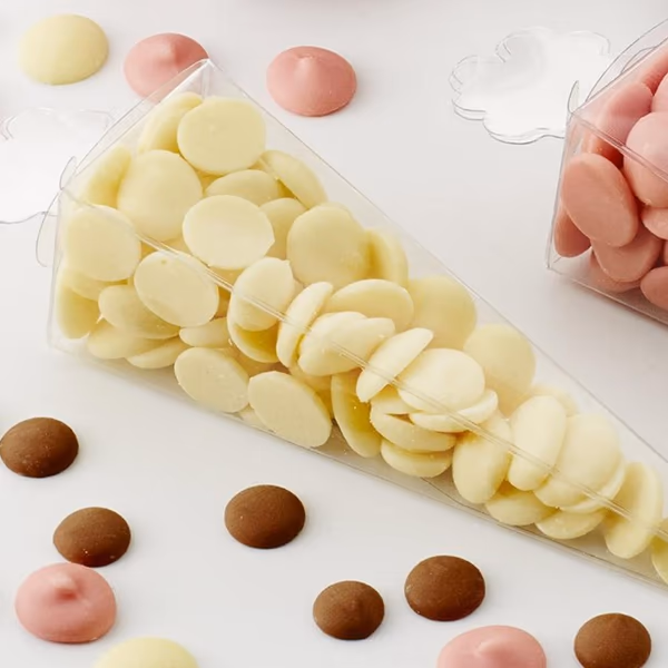 Children's White Chocolate Buttons - Carrot