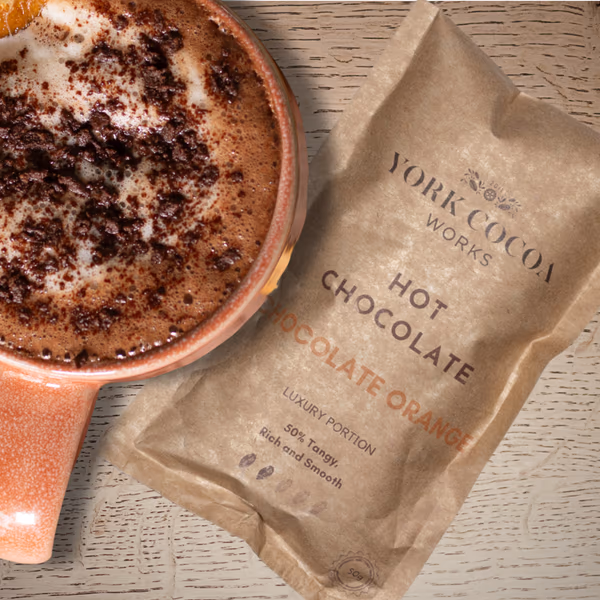 Chocolate Orange Hot Chocolate - 40g Luxury Portion