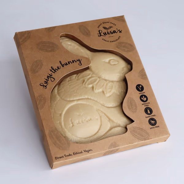 White Casholate Luigi Bunny