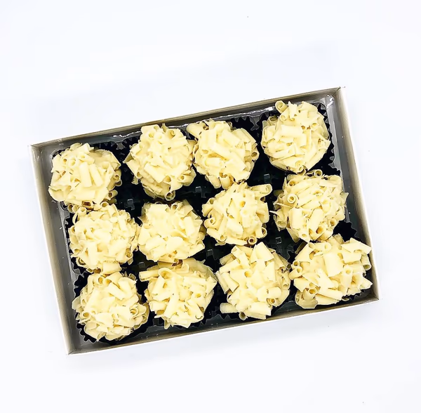 White Champagne Truffle Box