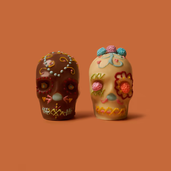 Handpainted Day of the Dead Skulls