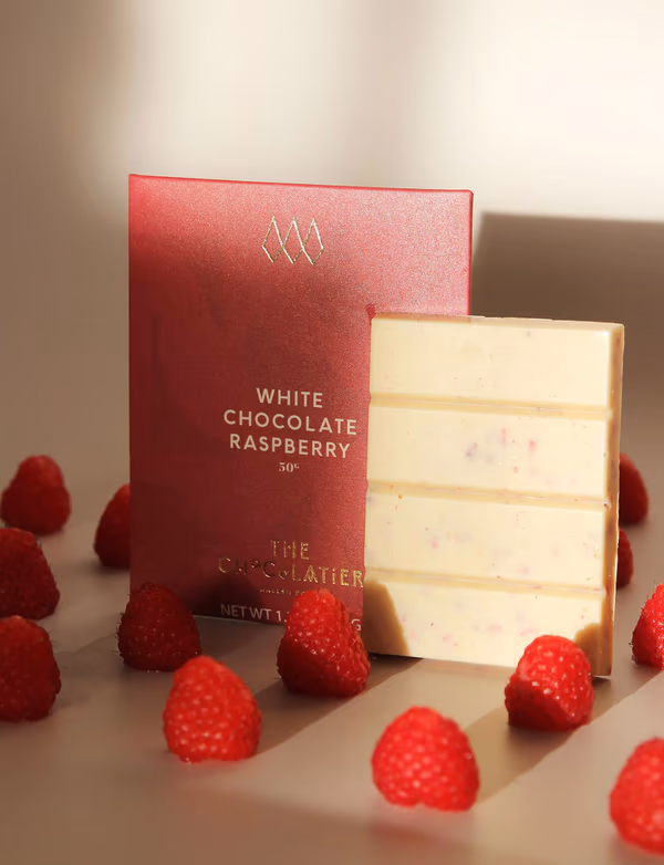 White Chocolate Raspberry Bar 50g