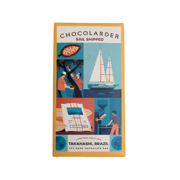 Sail Shipped Takahashi Brazil 70% Dark Chocolate Bar