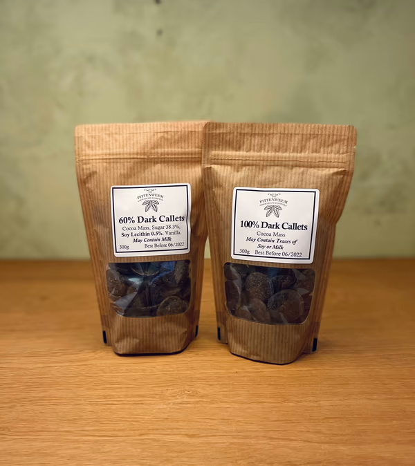 Belgian Chocolate Couverture Callets – Dark 300g