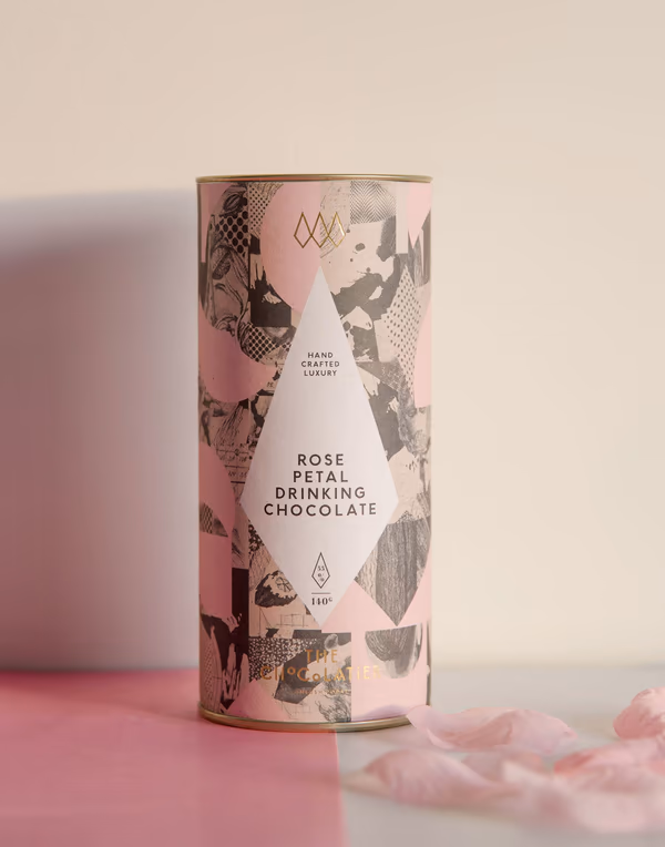 Rose Petal Drinking Chocolate 140g