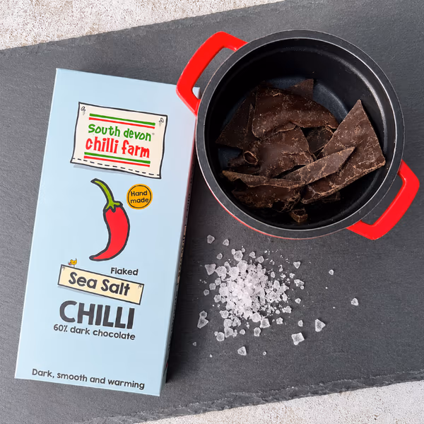 Flaked Sea Salt Chilli Chocolate