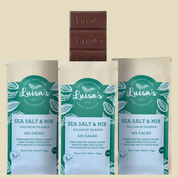 62% Solomon Islands Sea Salt & Nib