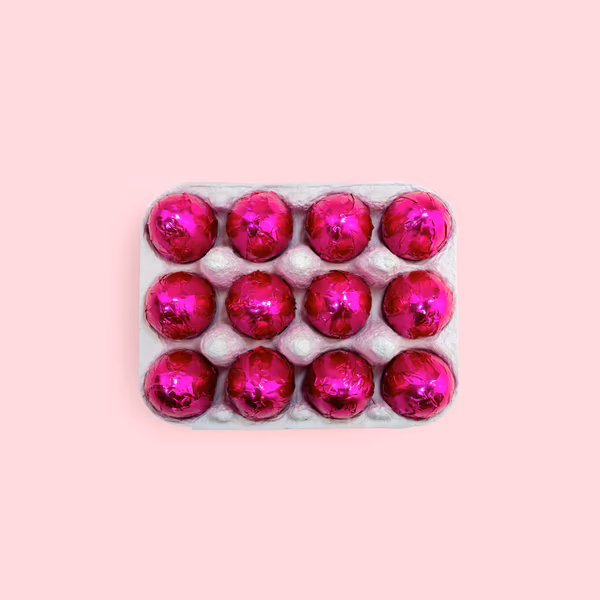 Mini Salted Caramel Ganache Eggs - Caramel Chocolate