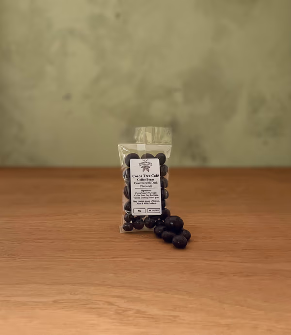 Dark chocolate covered Coffee beans 50g
