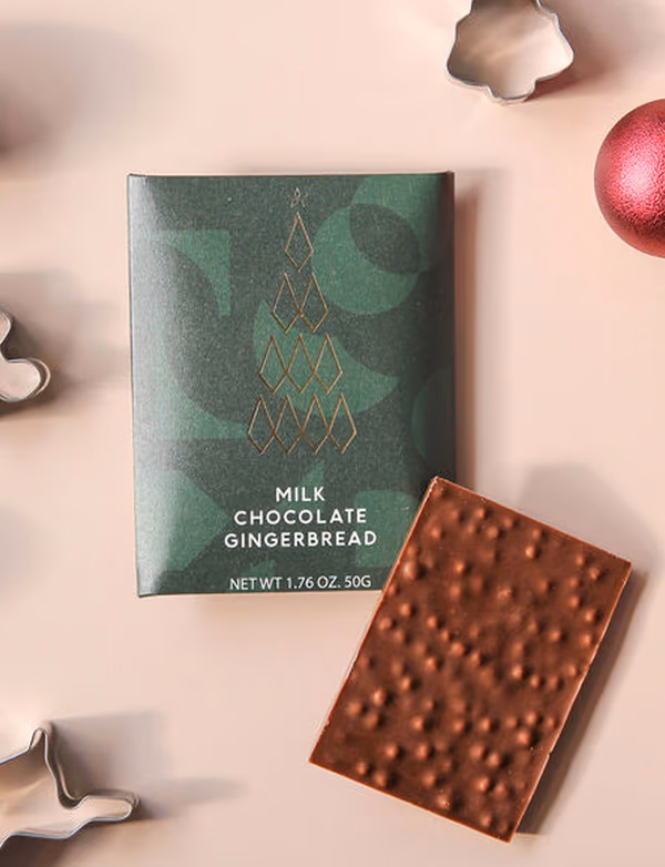 Gingerbread Milk Chocolate Bar 50g