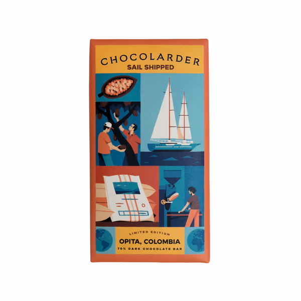 Sail Shipped Opita Colombia 70% Dark Chocolate Bar