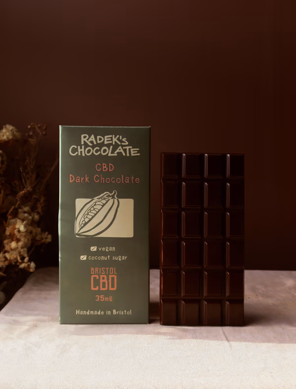 Organic CBD Dark Chocolate Bar