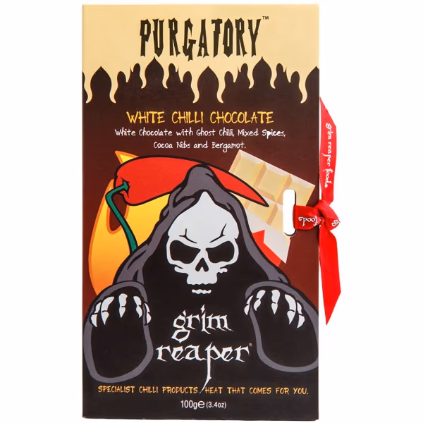 Grim Reaper Foods Purgatory White Chilli Chocolate