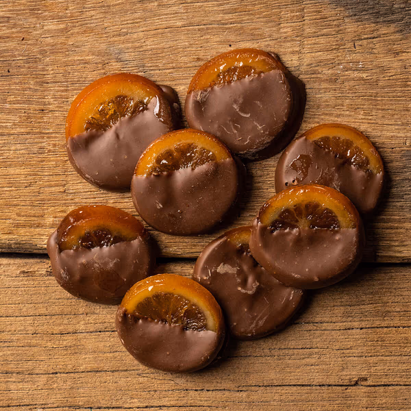 Cow & Cacao Chocolate Dipped Candied Oranges