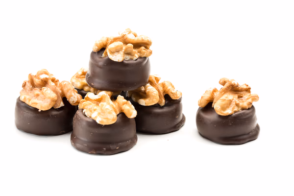 Walnut Creams in Dark Chocolate