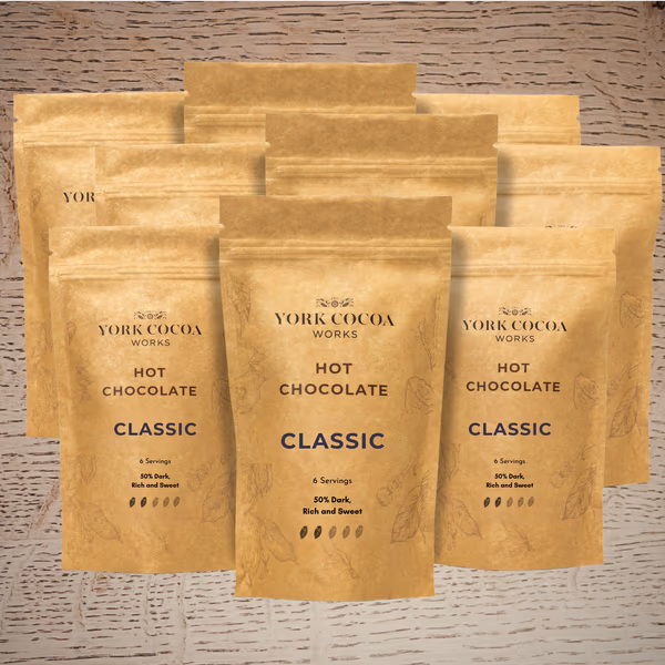Case of 50 x Classic 50% Dark Hot Chocolate - 200g