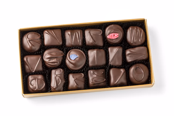 English Handmade Dark Chocolate Selection