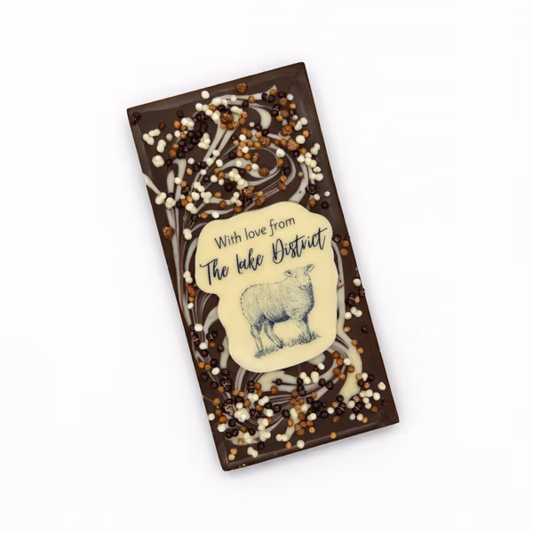 With Love From The Lake District Milk Chocolate Bar