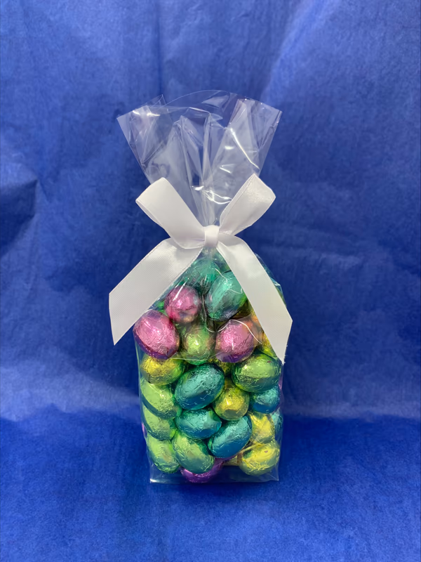 500g Foil Wrapped Praline Milk Chocolate Mini Eggs
