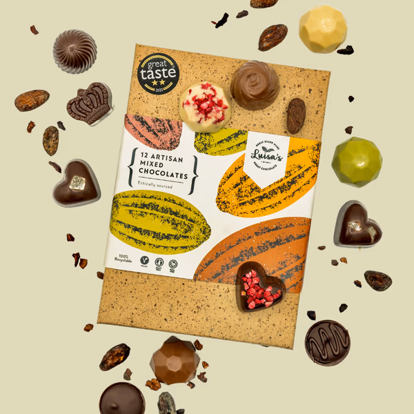 12 Mixed Artisan Chocolates