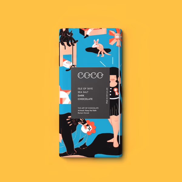 Isle of Skye Sea Salt Dark Chocolate