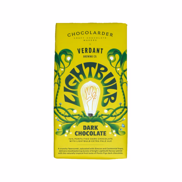 Lightbulb Pale Ale 70% Dark Chocolate Bar