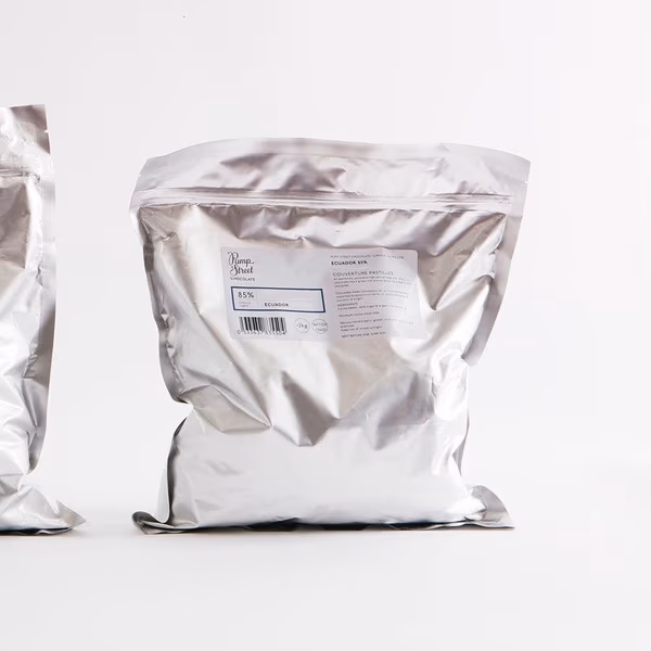 1 kg Bag - Dark Baking Pastilles - Ecuador 85% - Hacienda Victoria