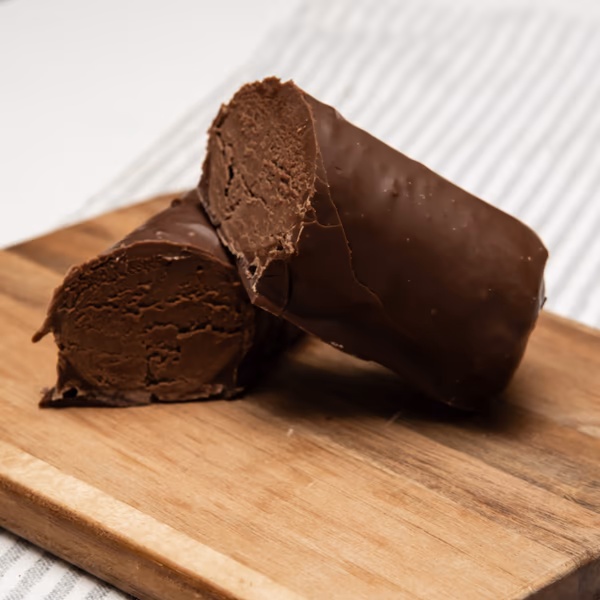 Milk Chocolate Coated Irish Cream Truffle Log