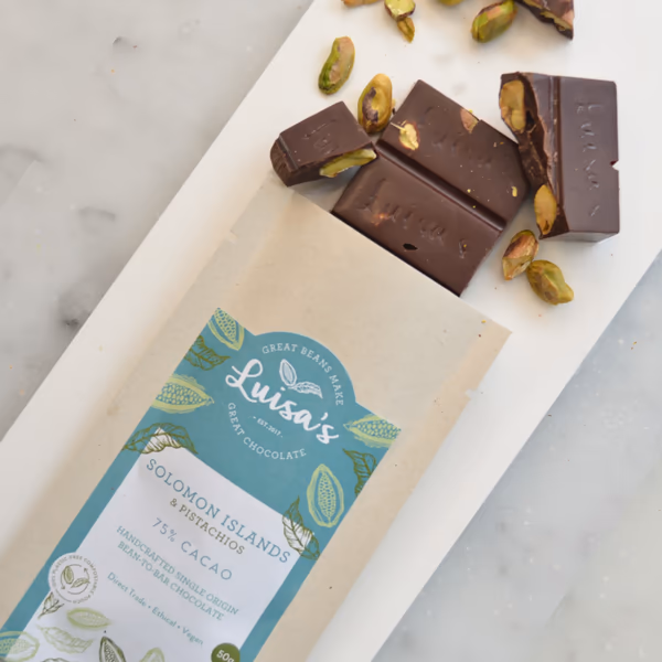 Solomon Islands & Dark Pistachio 75% Cacao