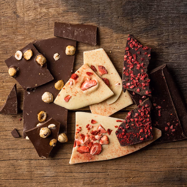 Cow & Cacao Broken Chocolate Slabs