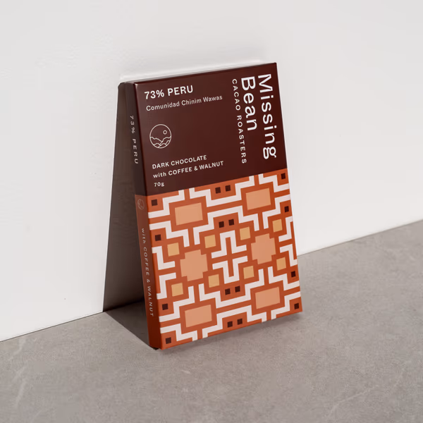 Missing Bean Chocolate - Peru 73% with Coffee & Walnut