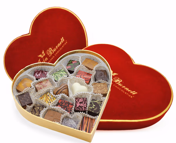 Heart Shaped Create Your Own Box 20 Piece