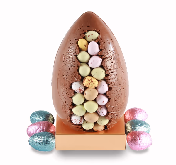 Mini Egg Cluster Milk Egg, with Belgian Praline Eggs