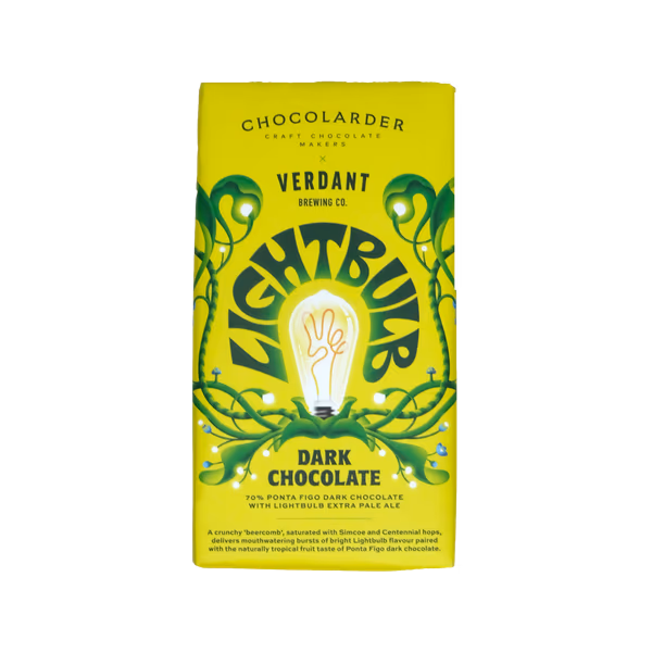 Lightbulb Pale Ale 70% Dark Chocolate Bar