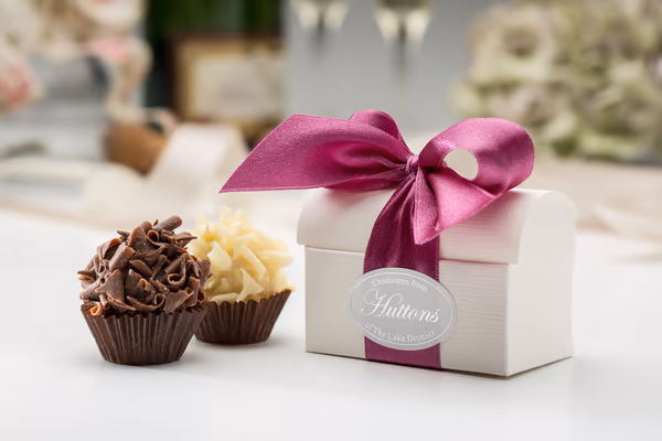 Berry Satin Wedding Favours