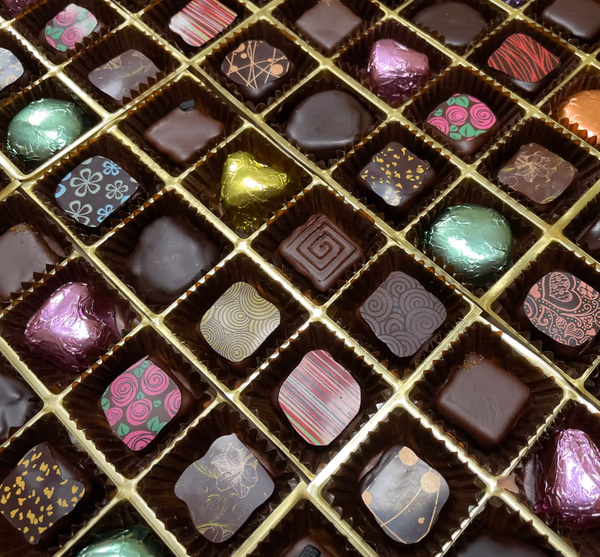 Artisan Chocolates - A selection of 8 chocolates