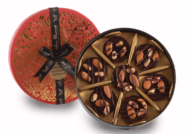 Pistachio & Almond Chocolate Florentines