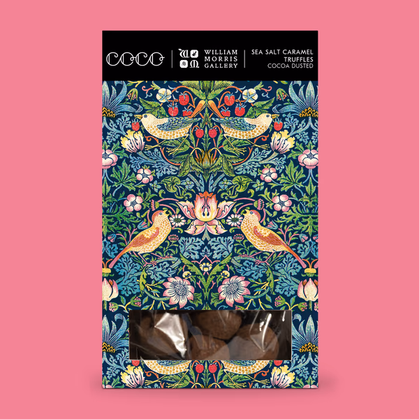 William Morris Sea Salt Caramel Truffles Limited Edition