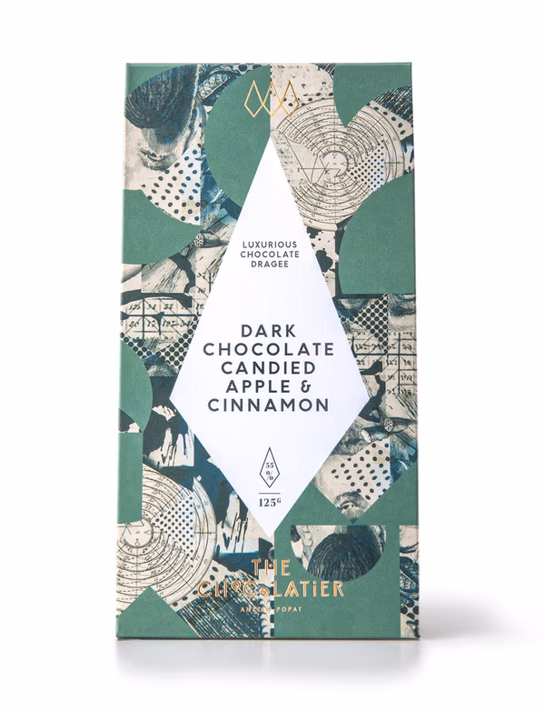 Dark Chocolate Candied Apple & Cinnamon 125g